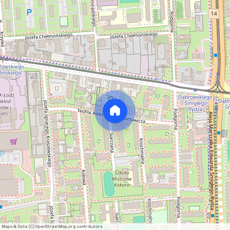 ul. Teofila Aleksandra Lenartowicza, Chojny, Górna, Łódź, łódzkie