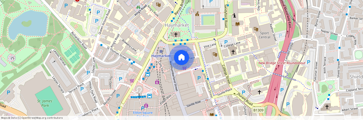 Ridley Place, Newcastle upon Tyne, Tyne and Wear, NE1