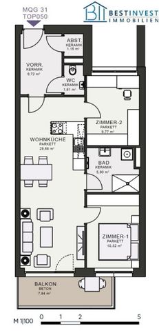 Top Erstbezug - ruhige Innenhoflage - Foto 4