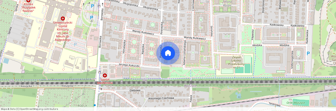 Pirenejska 10, Wrocław, Krzyki, Gaj