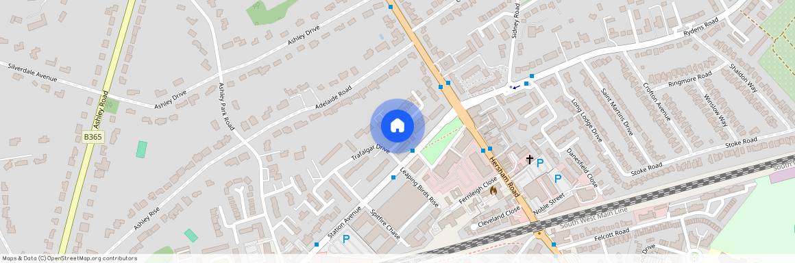 St Vincent Road Walton on Thames.