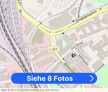 2-Zimmer-Wohnung mit Balkon in der Bahnhofstr. 24 in Kiel zu vermie... - Foto 1