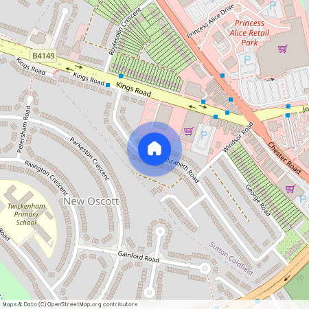 Elizabeth Road, Sutton Coldfield, West Midlands, B73