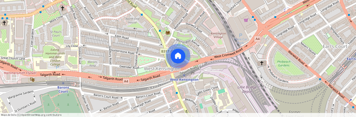 West Kensington Court, Edith Villas, London
