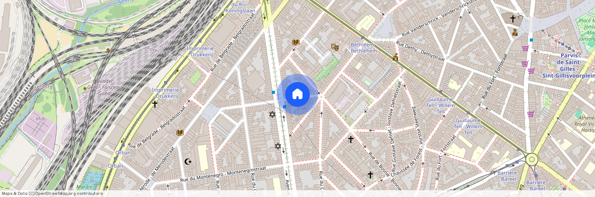 Rue de Serbie 1060 Saint-Gilles