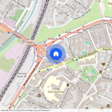 Rue du Parc 34 - 7000 Mons