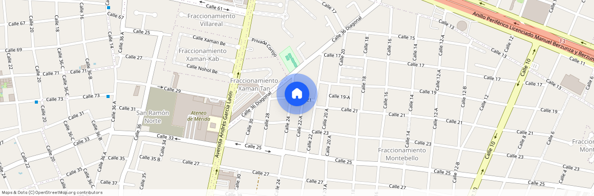 Calle 24, Santa Gertrudis Copó, 97113 Mérida, YUC, Mexico