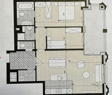 Appartement met twee slaapkamers in Bruxelles - Photo 2