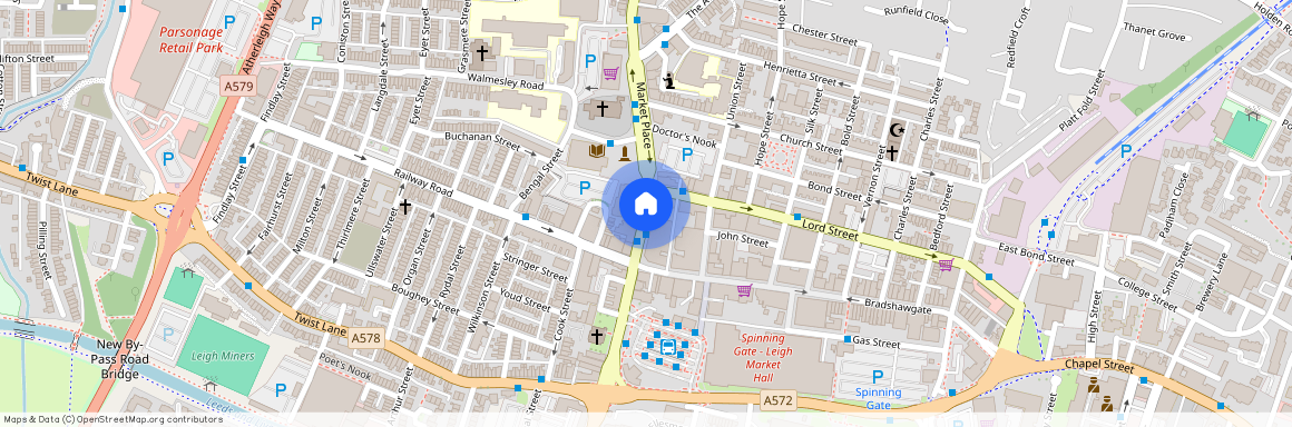 Market Street, Leigh, Greater Manchester, WN7