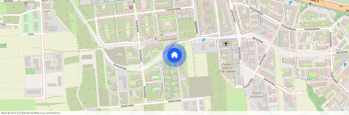 ul. Cyrkoniowa, Węglin Południowy, Lublin, lubelskie