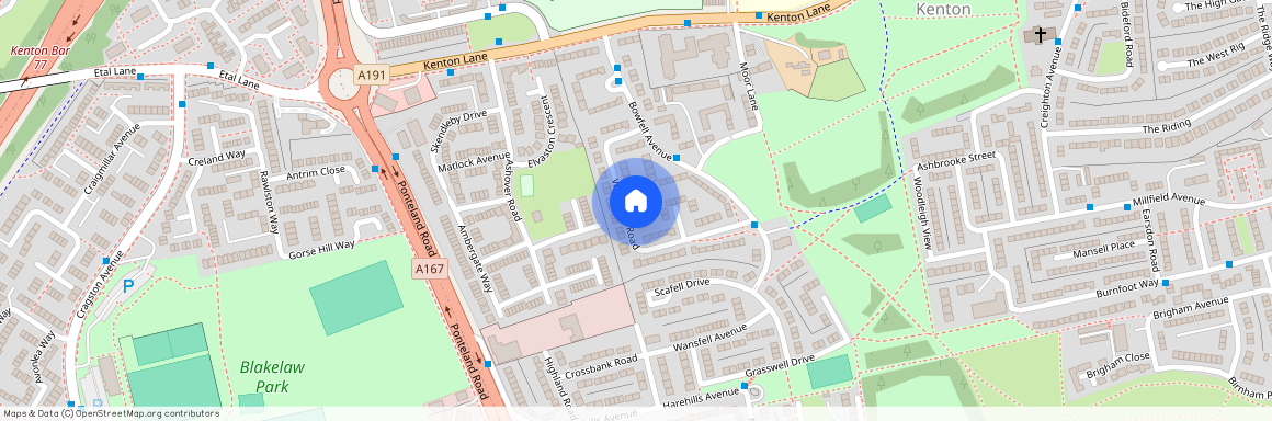 Whitgrave Road, Kenton, Newcastle Upon Tyne, Tyne And Wear, NE5