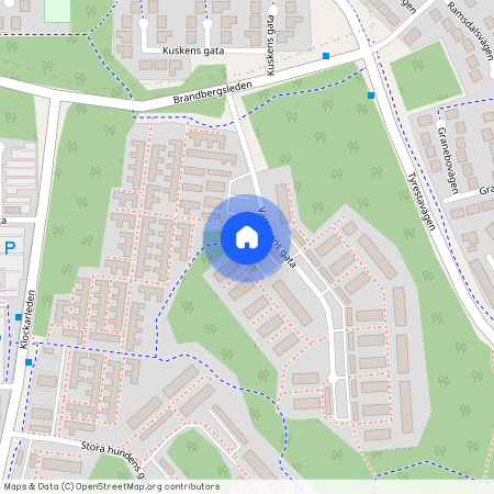 Valfiskens gata, Haninge