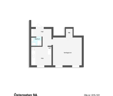 Östergatan 9A, Eslöv Centrum - Foto 1