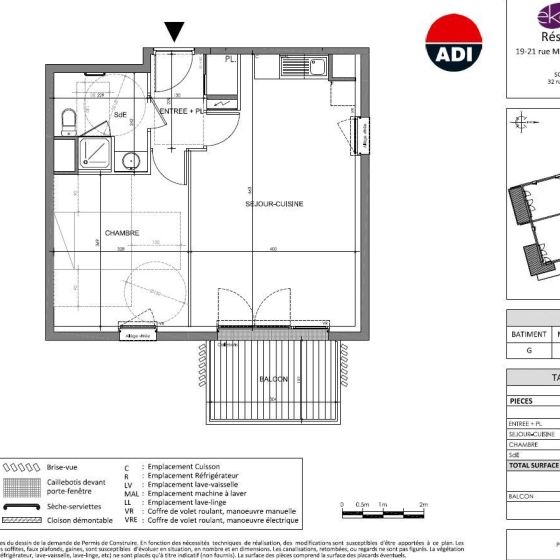 Louer appartement 2 pièces de 44 m² - Photo 2