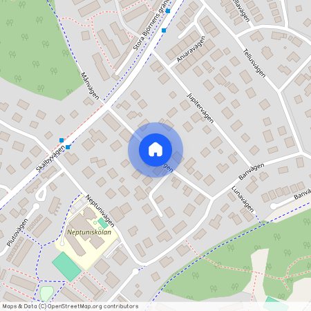 Saturnusvägen, Järfälla