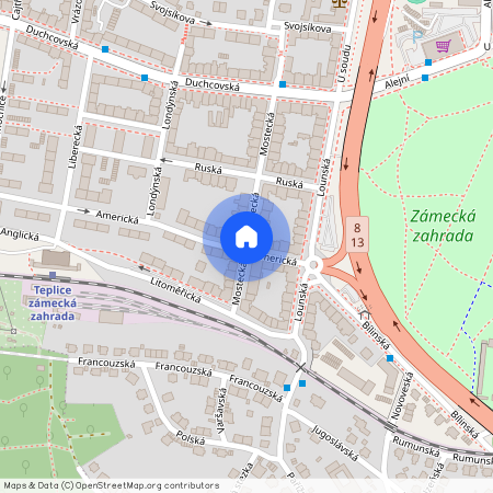 Mostecká, Teplice - Teplice, Ústecký kraj