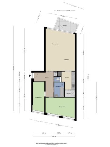 Appartement te huur: Berlaarstraat 9 1066 PJ Amsterdam - Photo 5