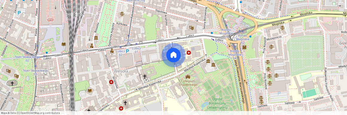 ul. Botaniczna, Wesoła Wschód, Grzegórzki, Kraków, małopolskie