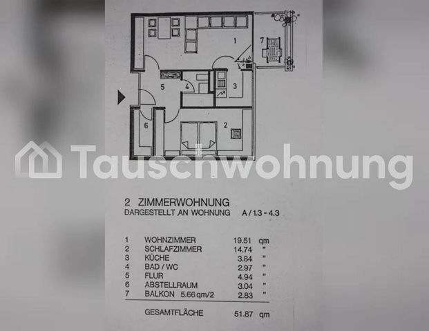TAUSCHWOHNUNG Helle 2-Zimmer-Wohnung in Sendling zum Tausch - Photo 1