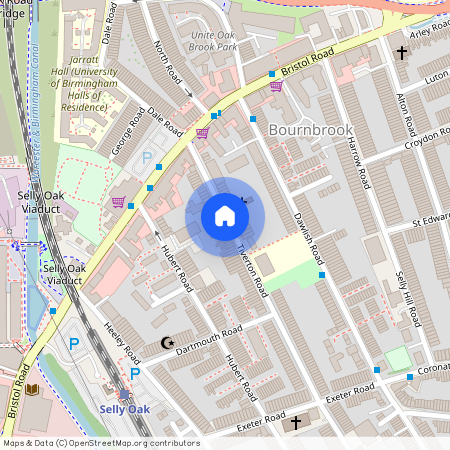 Tiverton Road, Selly Oak, Birmingham B29