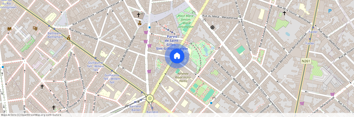 Rue des Étudiants - Studentenstraat 2, 1060 Saint-Gilles - Sint-Gillis, Belgium