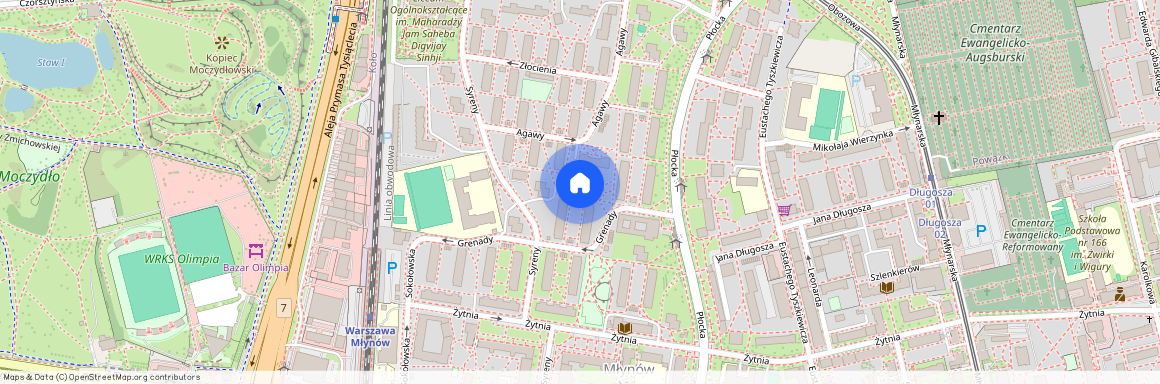 ul. Grenady 8a, Młynów, Wola, Warszawa, mazowieckie