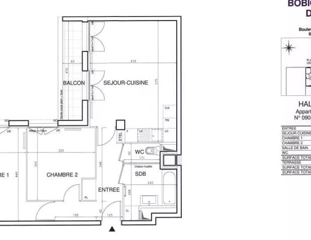location Appartement T3 DE 60.86m² À BOBIGNY - Photo 1