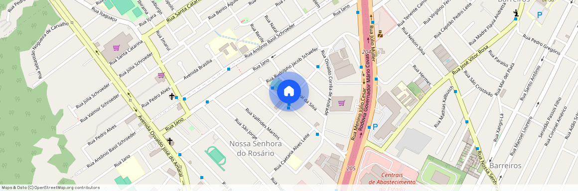 Rua Maria Filomena Da Silva, 328, Nossa Senhora Do Rosário - São José