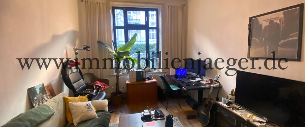 Eppendorf Nähe UKE - Erdgeschoss - Altbau mit Terrasse - mit Stuck, Holzdielen, großer Wohnküche - Photo 1