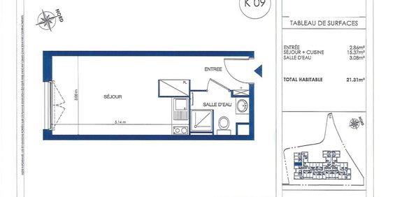 Location Appartement 1 pièce 21m² ISLE 87170 - Photo 3
