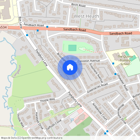 Brooklands Road, Cheshire CW12