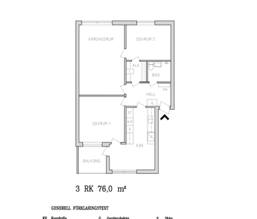 Sjunde Tvärgatan 44 B, våning 2 - Foto 1