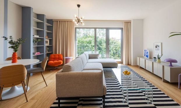 Luxusný 2-izbový byt 59 m² s terasou, klimatizáciou a parkovaním – Rezidencia Bôrik, Staré Mesto, Bratislava - Fotografia 1