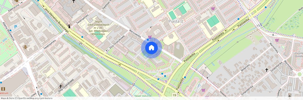 ul. Warszawska 76, Piasta II, Białystok, podlaskie