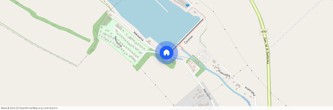 rekreačná, Vrbové, Piešťany