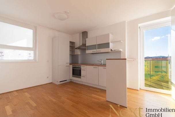 Moderne 2,5-Zimmer-Dachgeschoßwohnung inkl. Westbalkon in Linz nähe UKH zu vermieten! - Foto 1