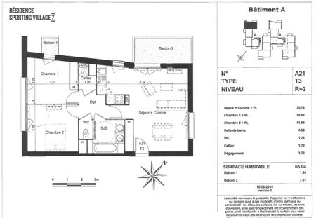 Appartement 3 pièces - Photo 2