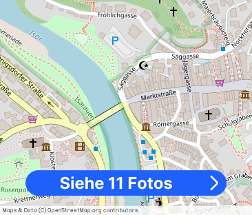 Barrierefreie Erdgeschosswohnung mit Kamin, Garten & Bergblick in B... - Foto 1