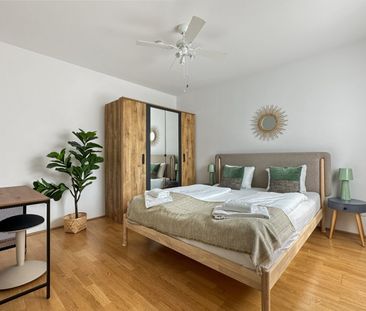 Miete: Vollmöblierte zentral begehbare 2-Zimmer Wohnung | Balkon | ... - Photo 1