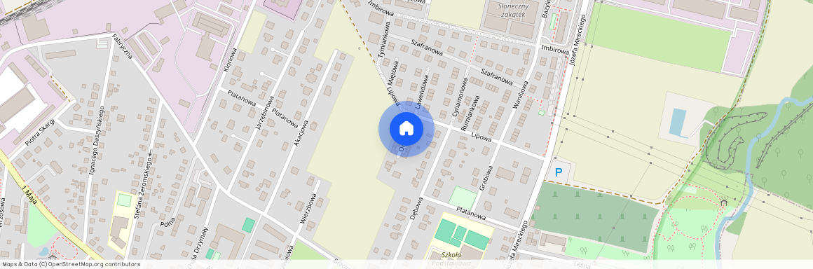 ul. Orzechowa, Kąty Wrocławskie, Kąty Wrocławskie, wrocławski, dolnośląskie