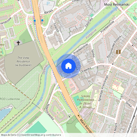 ul. Tadeusza Czackiego, Stare Podgórze, Podgórze, Kraków, małopolskie