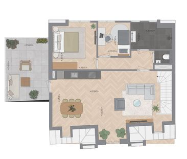 Appartement te huur: Binnenweg 149B 2101 JG Heemstede - Photo 3