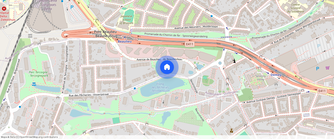 ** Avenue de Beaulieu Auderghem, 1160