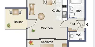 Schöne Wohnung im 2. Bezirk, in unmittelbarer Nähe zur Donau, mit Balkon - Photo 3