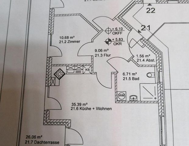 3 Zimmer Penthouse Wohnung in Weyhe zu vermieten. - Foto 1
