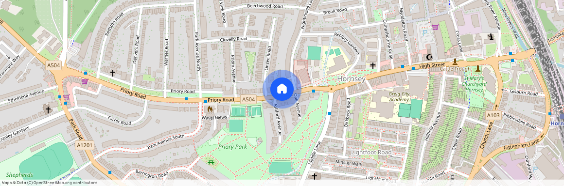Priory Road, London, United Kingdom, N8 7RD