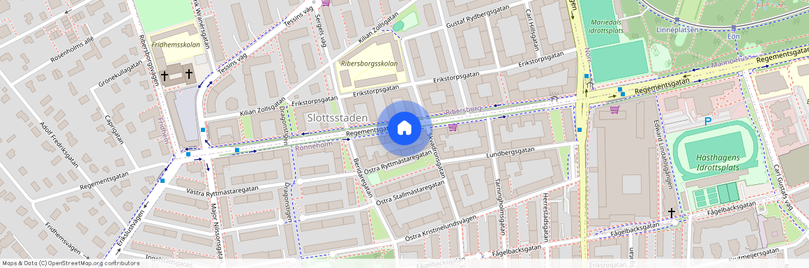 Viksäng, Regementsgatan 76