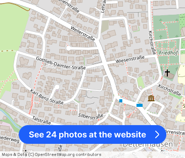 Gepflegte 2-Zimmer-Dachgeschosswohnung mit Balkon und Blick ins Grü... - Photo 1