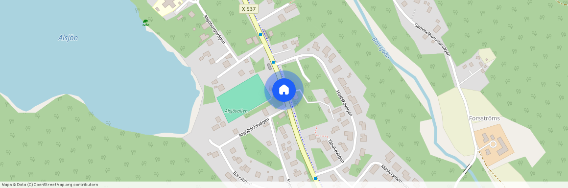 Svärdsjövägen, Åshammar