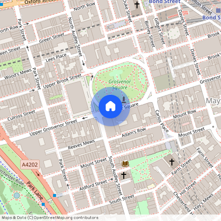 Grosvenor Square, Mayfair, London, W1K